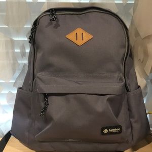 TOMTOC COLLEGE BACKPACK 15.6” LAPTOP DAYPACK GRAY